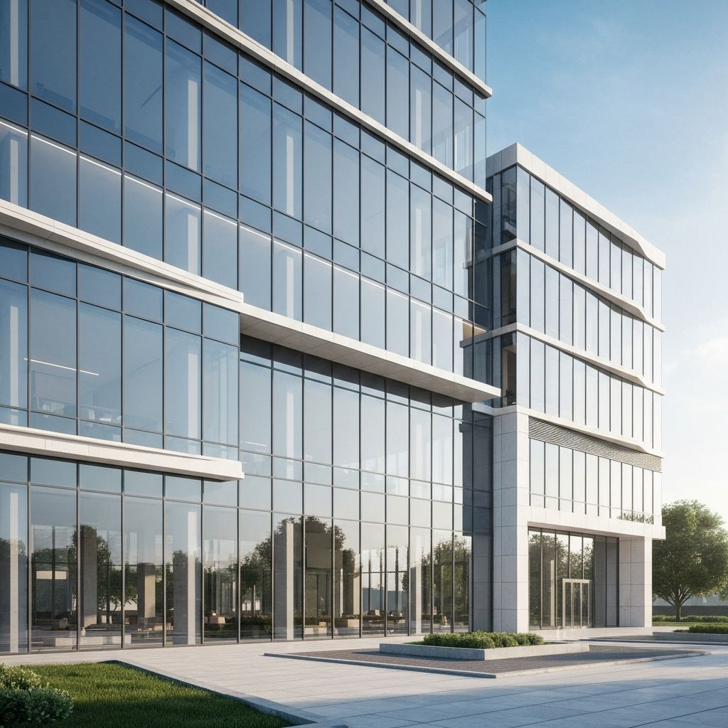 Contemporary commercial office building